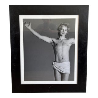 Francesco Scavullo Silver Gelatin Sting 1984 Sig./No, Framed For Sale