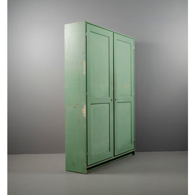 Aqua Vintage Cabinet in Green, 1950s For Sale - Image 8 of 18