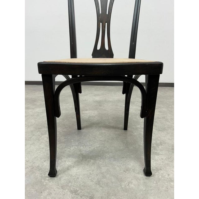 Wood Vintage Dining Chairs from J&J Kohn, 1890s, Set of 6 For Sale - Image 7 of 15