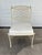 1960s Vintage 1960s Hollywood Regency Style Aluminum Cast Patio Chair For Sale - Image 5 of 14