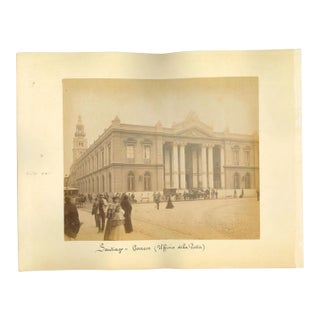 Unknown, Ancient Views of Santiago, Chile, Photo, 1880s, Set of 2 For Sale