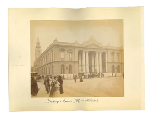 Unknown, Ancient Views of Santiago, Chile, Photo, 1880s, Set of 2
