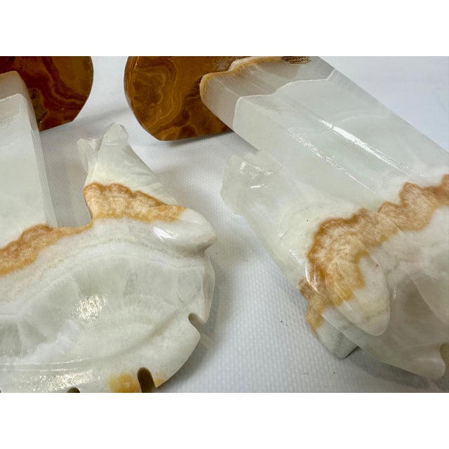 1970s Vintage Onyx Horse Head Bookends, 1970s, Set of 2 For Sale - Image 5 of 11