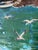 Vintage Impressionist Coastal Harbor Oil Painting on Canvas - Framed For Sale - Image 15 of 18
