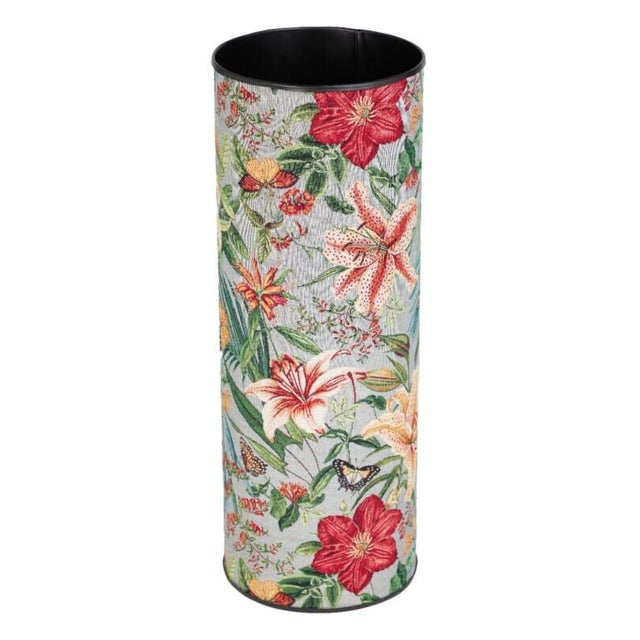 An exquisite addition to any setting, this stylish umbrella stand is constructed from durable metal and covered in Hines'...