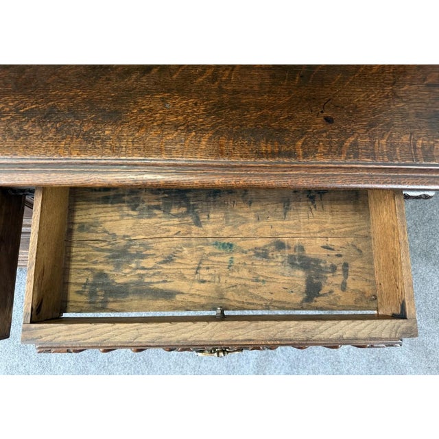 19th Century Belgian Oak Court Cupboard For Sale - Image 13 of 13