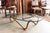 1960s Tortoiseshell Faux Bamboo Coffee Table With Oval Glass Top, Circa 1970 For Sale - Image 5 of 11