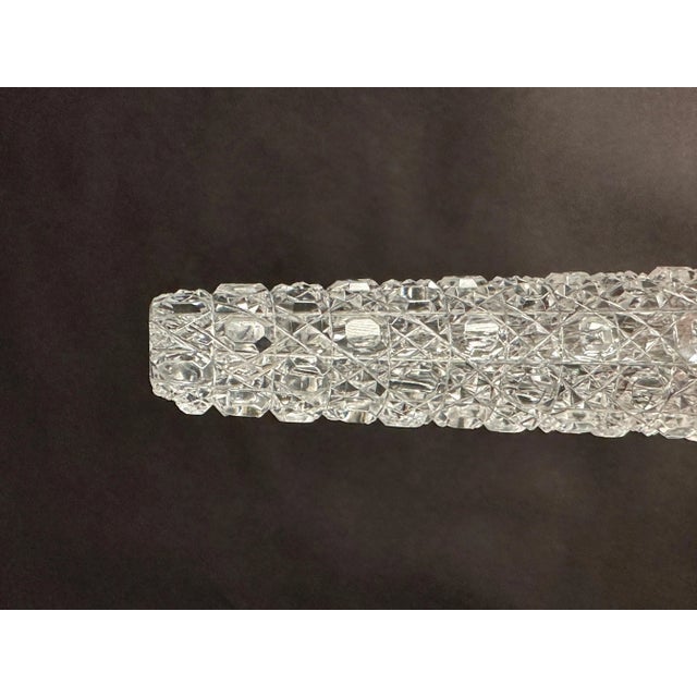 Mid-Century Modern Late 19th Century Sterling Silver And Brilliant Cut Lay Down Perfume Bottle For Sale - Image 3 of 11