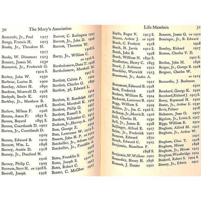 White The Mory's Association Inc. 1928 For Sale - Image 8 of 10