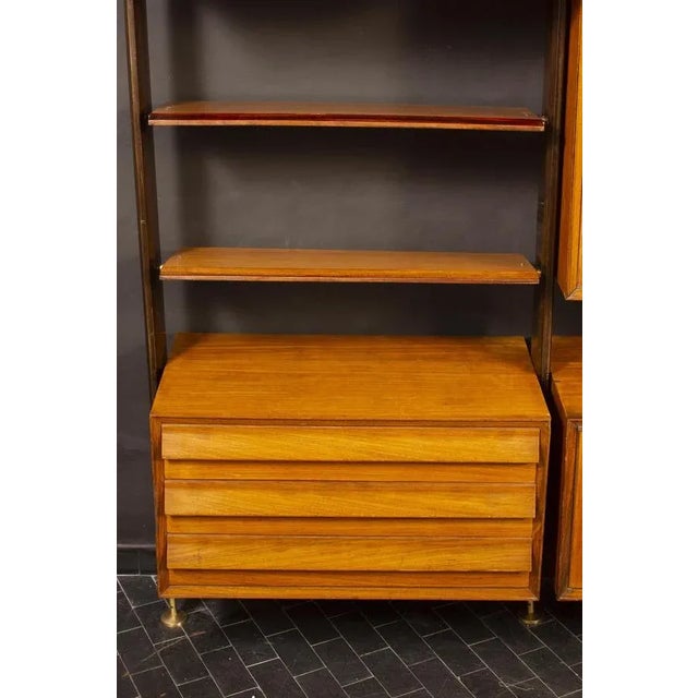 Mid-Century Italian Modular Bookcase, 1950 For Sale - Image 4 of 15