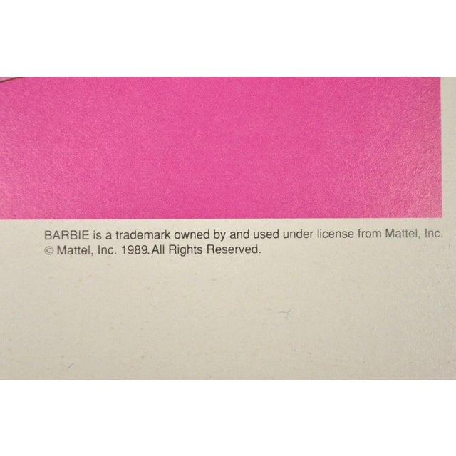 Late 20th Century Vintage 1989 Barbie Mattel Original Pink Paper Book Covers Nos - Many Available For Sale - Image 5 of 12