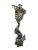 2010s Brutalist Welded Scrap Metal Abstract Mermaid Sculpture For Sale - Image 5 of 11
