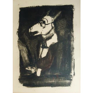 Georges Rouault, L’Ane, Etching and Aquatint, 1927 For Sale