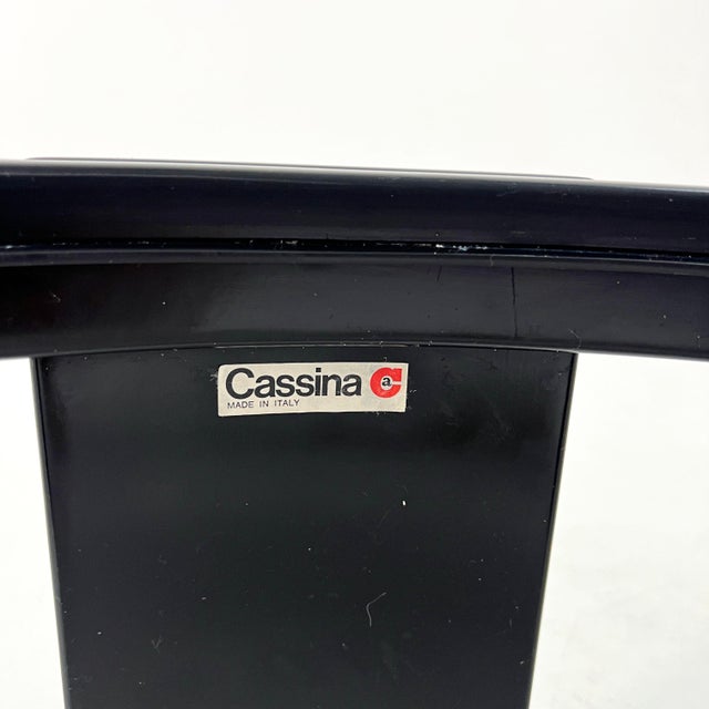 Reversible Nesting Tables by Gianfranco Frattini for Cassina, 1960s, Set of 2 For Sale - Image 9 of 10