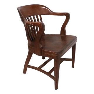 Vintage Bank of England Jury Chair For Sale
