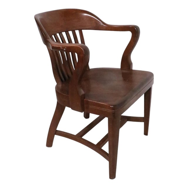 Vintage Bank of England Jury Chair For Sale
