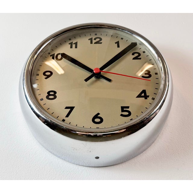 Vintage Wall Clock from Pragur, 1940s For Sale - Image 6 of 18