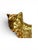 Brass Cheetah Statue on Lucite Stand For Sale - Image 4 of 6