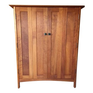 Room & Board Vermont Heartwood Office Armoire For Sale