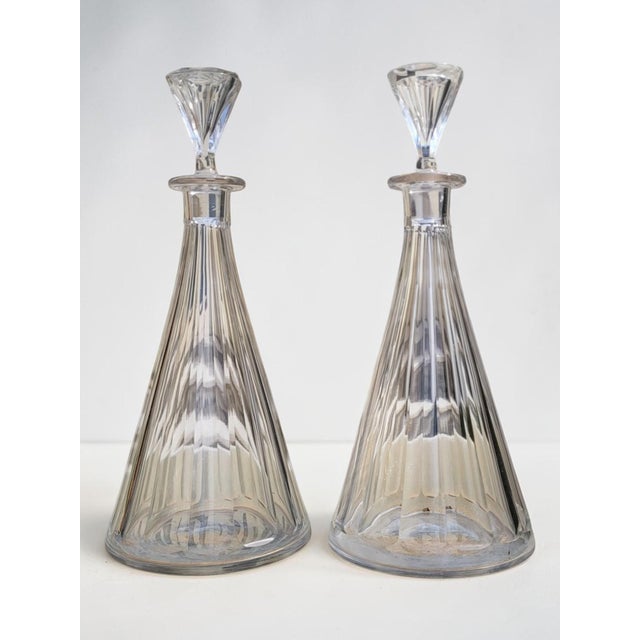 1920s Vintage Art Deco Crystal Carafe from Baccarat, 1920s For Sale - Image 5 of 9