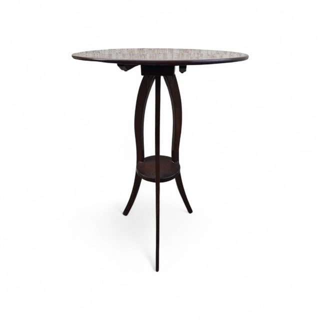 Early 19th Century Directoire Mahogany Tripod Pedestal Table with Tilting Top For Sale - Image 4 of 8