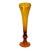 1970s Vintage Boho Chic Hollywood Regency Handblown Murano Style Tall Trumpet Vase For Sale