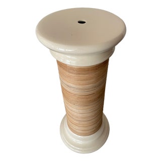 Small Ceramic Bamboo Column, 1960s For Sale