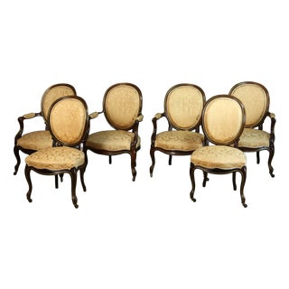 Napoleon III Salon Chairs, Set of 6 For Sale