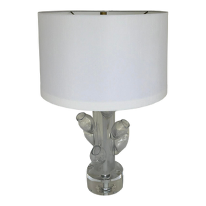 Revelation Modern Biomorphic Blown Glass Bloom Table Lamp