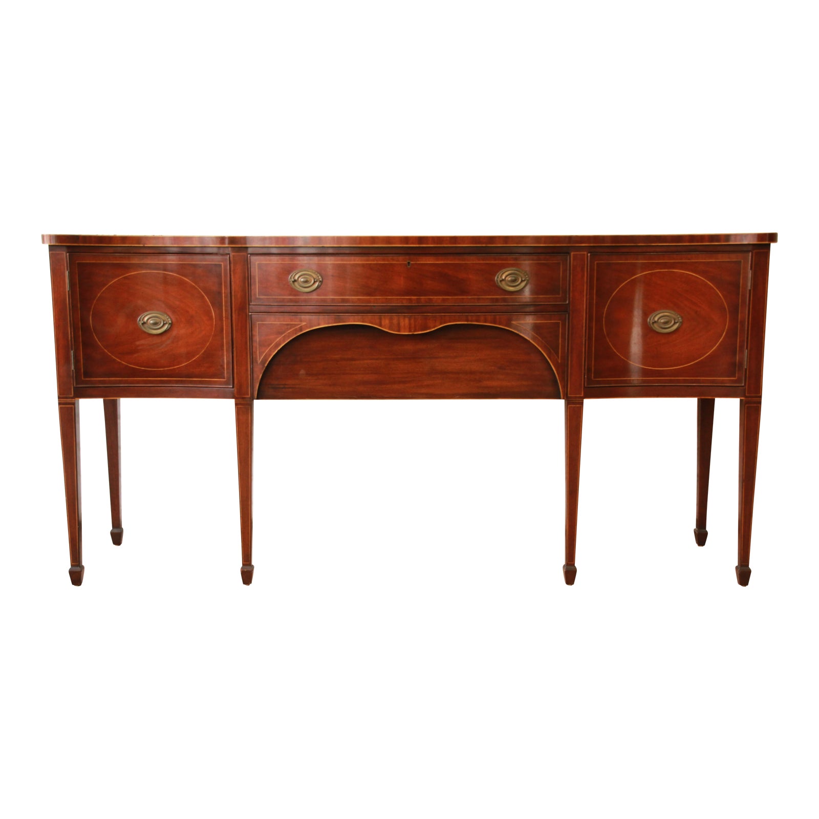 Kittinger Hepplewhite Inlaid Mahogany Sideboard Buffet Chairish