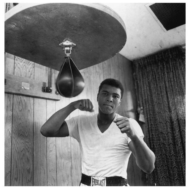 'Ali in Training' Unframed Archival Pigment Print For Sale
