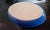 Ceramic Vintage French Blue & White Oval Ceramic Baking Dish | Embossed Scallop Pattern | 11" Stoneware Baker | French Pottery | Farmhouse Quiche For Sale - Image 7 of 9