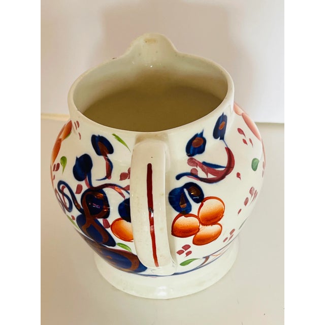 Antique Allertons Gaudy Welsch Creamer Jug For Sale - Image 4 of 9