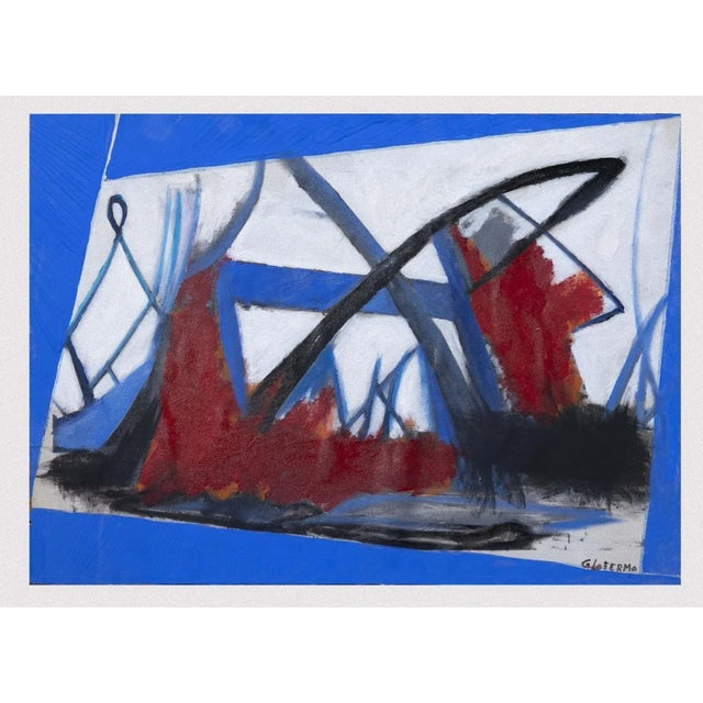 Giorgio Lo Fermo, Informal Painting, Original Oil on Canvas, 2008 For Sale - Image 4 of 4