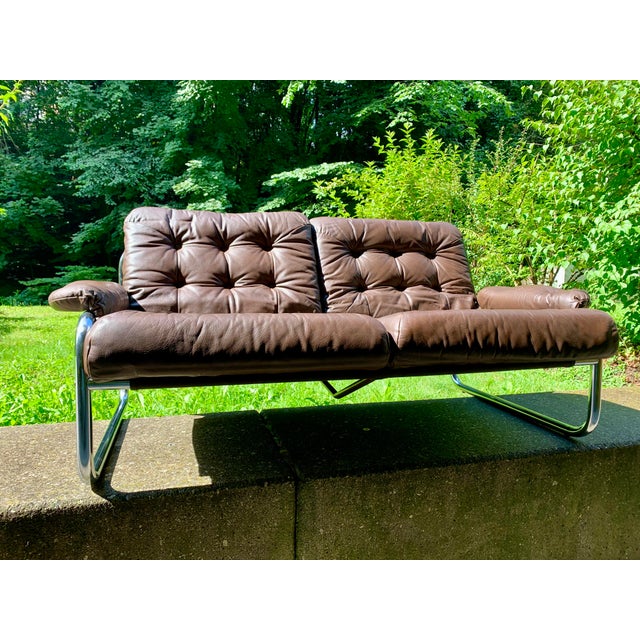 Midcentury Modern Borkum Sofa by Johan Bertil Häggström for Ikea, 1970s For Sale - Image 17 of 18