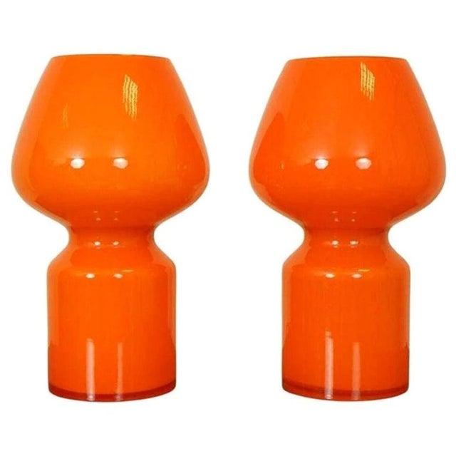 Vintage Table Lamps in the style of Massimo Vignelli, 1950s, Set of 2 For Sale - Image 9 of 9