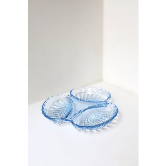 Seashell Glass Dish Scallop Design For Sale In New York - Image 6 of 8