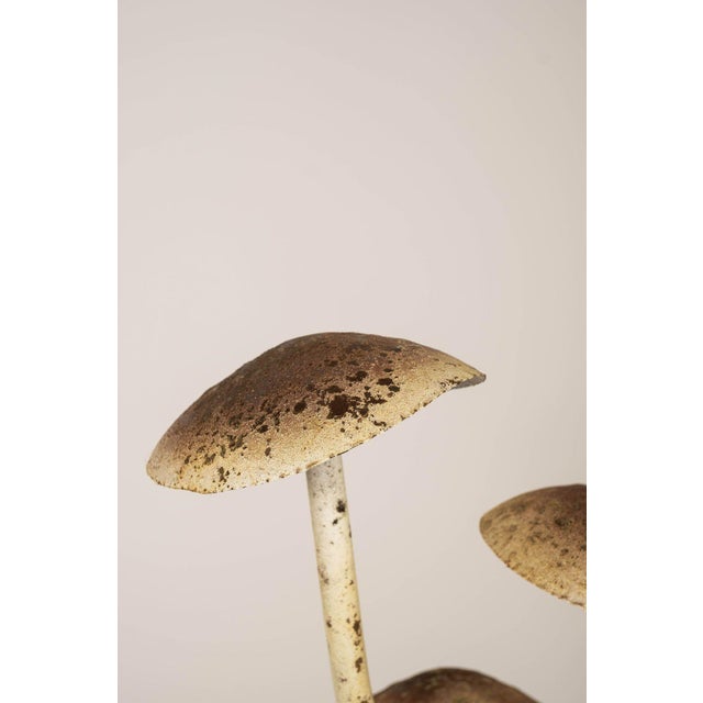 Mid 20th Century Painted French Tole Mushroom Decoration For Sale - Image 5 of 11