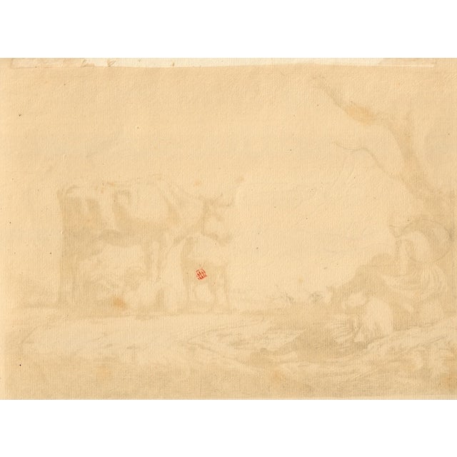 Adriaen Van De Velde Old Master Etching of a Golden Age Pastoral Scene W/ Watermark & Collector's Mark For Sale - Image 12 of 12
