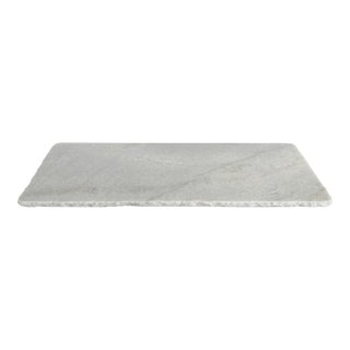 White Marble Slab Serving Tray For Sale