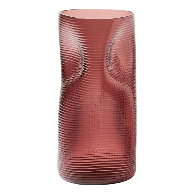 Coral Vase in Hand-Blown Glass from Cassina For Sale