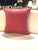 Antique Red & Orange Woven Patchwork Turkish Square Decorative Pillow For Sale - Image 4 of 5