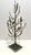 Signed Pete Marfei 2001 Lunar Art Collection Metal Jewelry Tree Stand For Sale - Image 4 of 5
