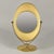 Metal Art Deco Double-Sided Brass Table Mirror, 1940s For Sale - Image 7 of 16