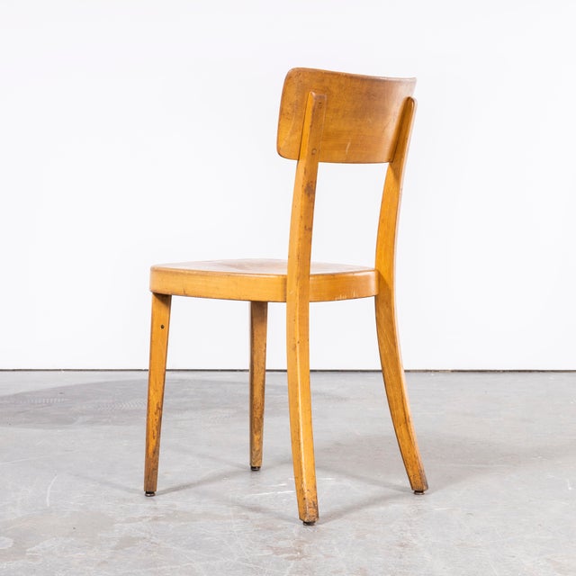 Beech Saddle Back Dining Chair from Horgen Glarus, 1960s For Sale - Image 13 of 14