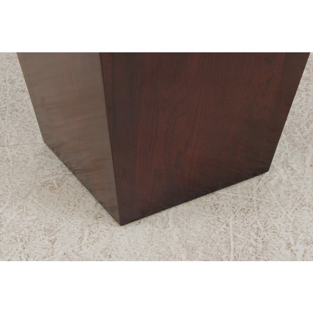 Brown Stickley Metropolitan Cherry Lift Top Box Table For Sale - Image 8 of 15