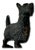 Hard 2 Find Vintage 1930s "Wedge" Type Cast Iron Standing Scottish Terrier - Scottie Dog Doorstop by Spencer Guillford For Sale - Image 9 of 12