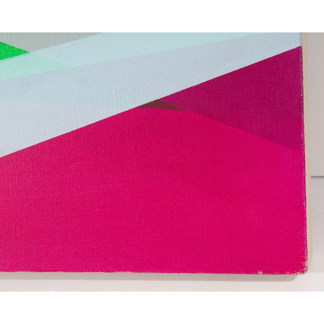 2016 “Abstracting Hues” Oil on Linen Painting By For Sale - Image 4 of 8