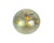 A 1975 iridescent art glass paperweight by Orient and Flume. This round paperweight features a swirling assortment of...