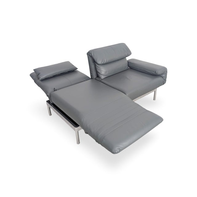 Metal Plura Sofa in Leather from Rolf Benz For Sale - Image 7 of 12